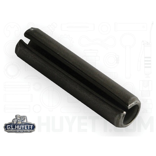 Huyett Slotted Spring Pin, Standard Duty, Passivated 420 SS, 0.375 in Dia x 1.500 in Length x 0.077 in Wall SPSP-375-1500 - main