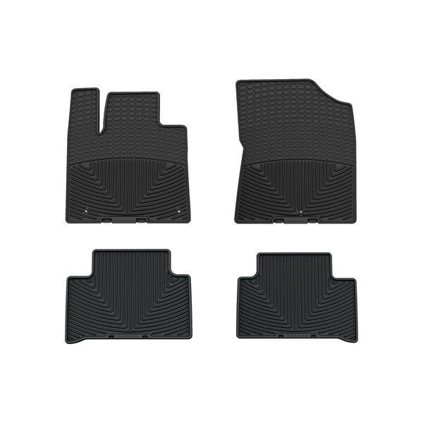 Weathertech Black, Front and Rear All Weather Floor Mats W381-W546 - main