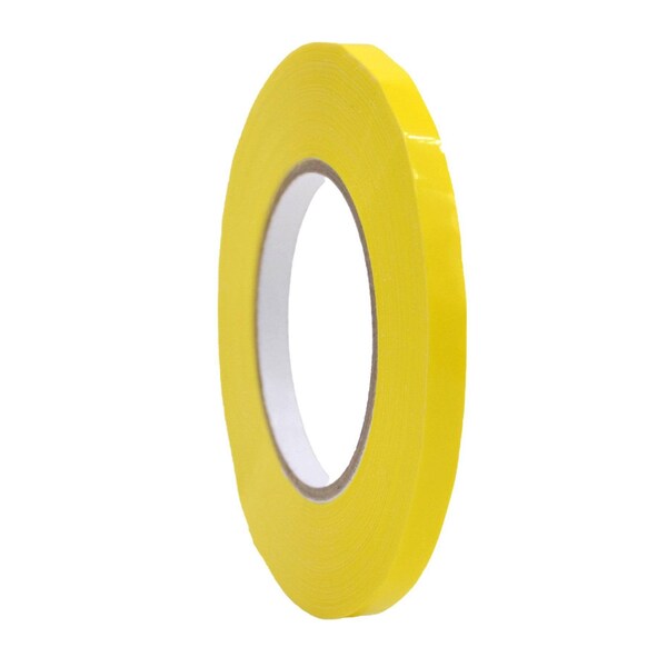 Wod Tape BSTC24PVC UPVC Bag Sealing Tape For Produce Packaging Yellow: 3/8 in. x 180 yds, 96PK WOD BSTC24PVC-00375-96-180-YEL - main
