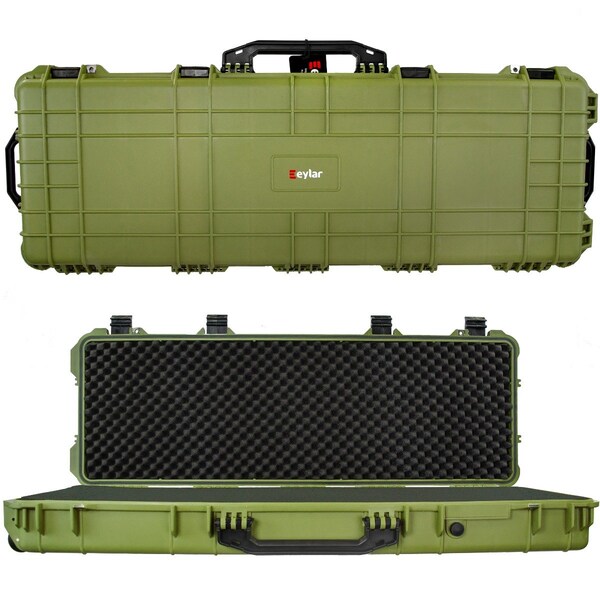 Eylar 53in Roller Hard Rifle Case Waterproof w/ Foam Green SA00015-GRN - main