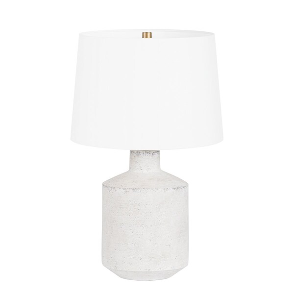 Troy Lighting Dallas 1 Light Table Lamp 17 In. Patina Brass PTL1324-PBR/CAW - main