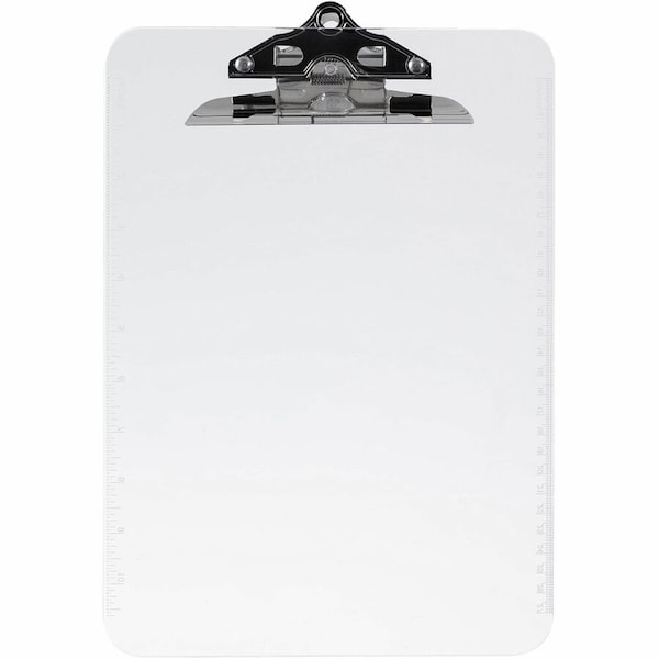 Business Source Spring Clip Plastic Clipboard, No Color BSN01860 - main