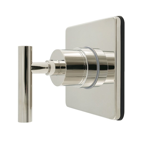 Kingston Brass Single-Handle Six-Way Diverter Valve with Square Trim Kit, Polished Nickel KS4046CML - main
