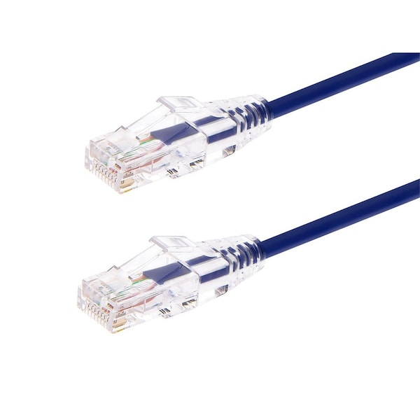 Monoprice Slim Cat6 Utp Cable 14 ft.Purple 14825 - main