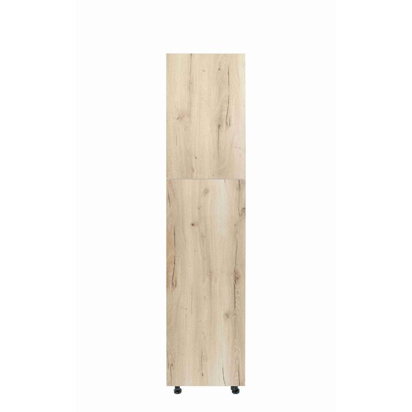 Cambridge Radiance 18 in. W x 24 in. D x 90 in. H Ready to Assemble Slab Pantry Kitchen Cabinet in Light Oak SA-TP1890-LO-KIT - main