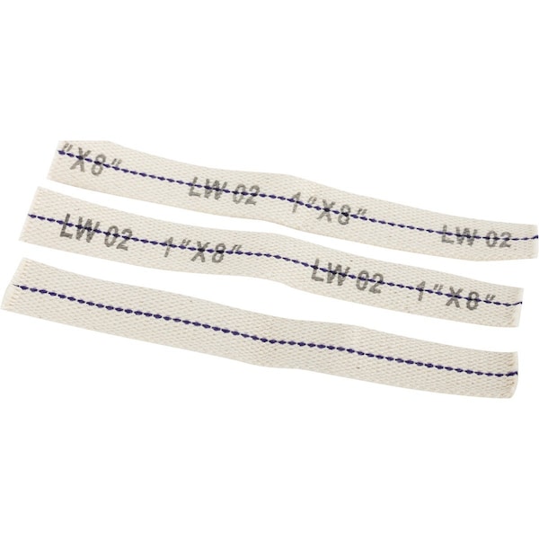 American Wick 1''x8'' Flat Lamp Wick, 3 Count ALW-02 - main