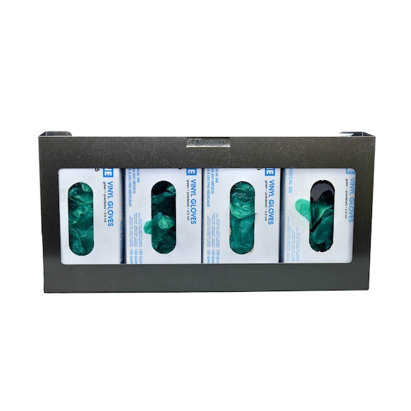 Omnimed Quad Stainless Steel Glove Box Holder W Magnet Mounting 305404 - main