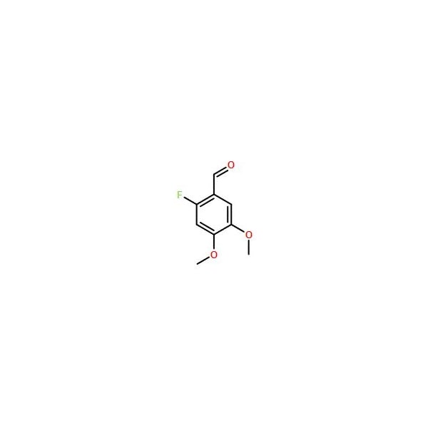 Ak Scientific 2-Fluoro-4, 5-dimethoxybenzaldehyde (10g), CAS 71924-62-4 Y9904-10g - main