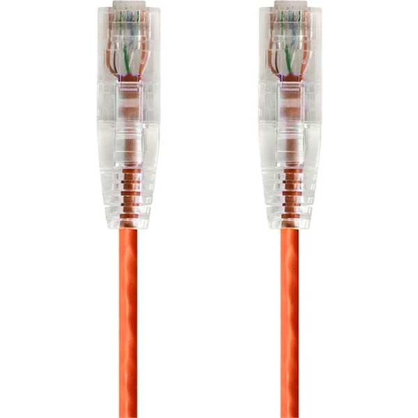 Monoprice Slim Cat6 Utp Cable 7 ft.Orange 14815 - main
