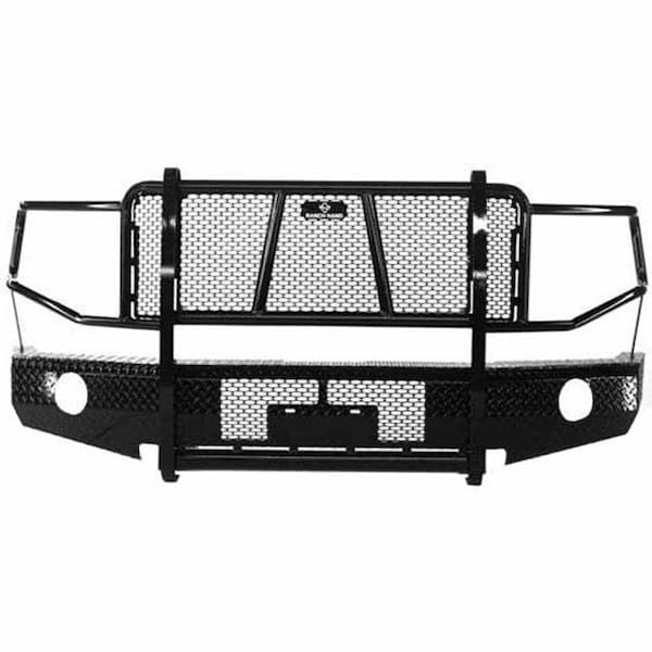 Ilc Repl. For Ford F150 Year 2019 Black Powder-Coated Steel Front Bumper Wgrille Guard Camera Acce WZ-EDH0-0 - main