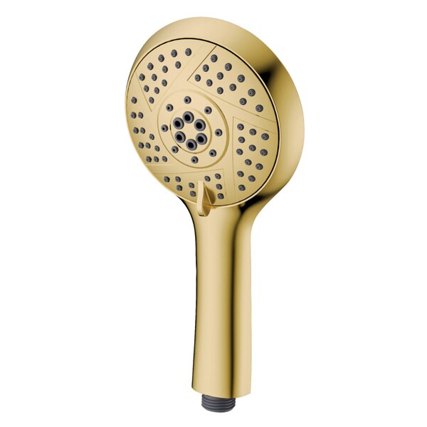 Kingston Brass 5-Function Round Hand Shower, Brushed Brass KXH154A7 - main