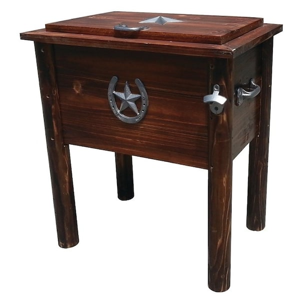 Leigh Country Leigh Country TX94012 Cooler, 54 qt Cooler, Wood TX94012 - main