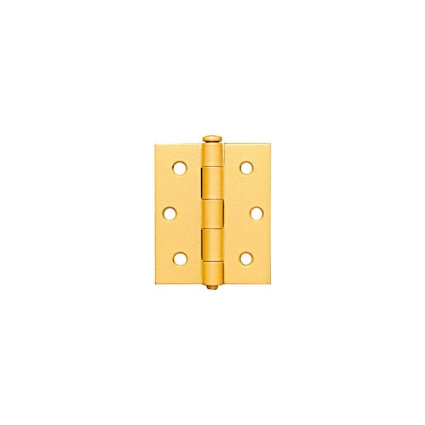 National Hardware V129 Screen / Storm Door Hinge BakEnamel Brass Finish N115477 - main