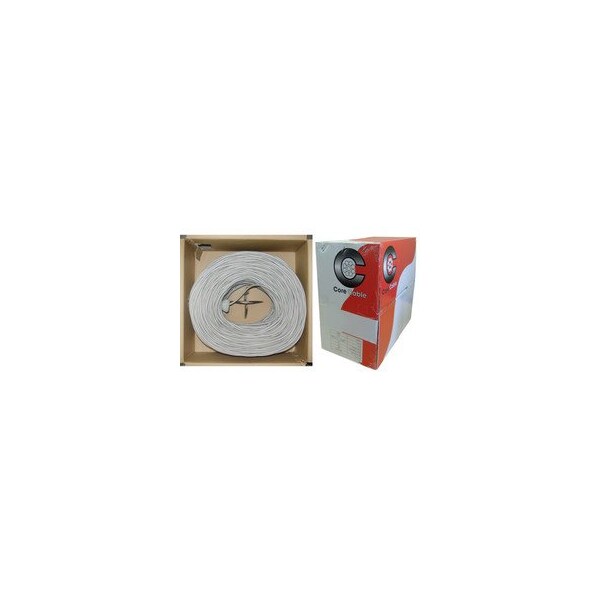 Cable Wholesale Shielded Security/Alarm Wire, Gray, 22/6 (22AWG 6 Conductor), Stranded, CMR / Inwall rated, 10K4-56212SH - main