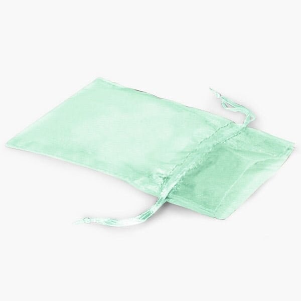 Nashville Wraps Cool Mint Green Organza Favor Bags, 3x4, 10PK B01047 - main