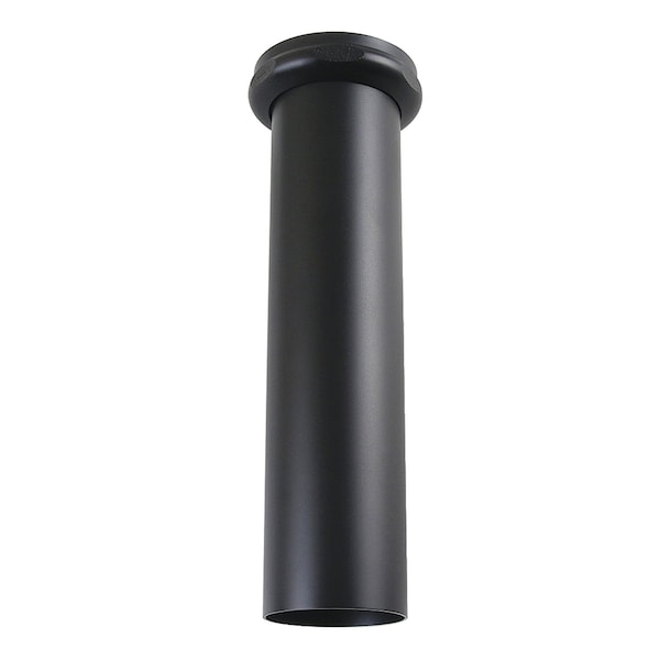 Kingston Brass 1-1/2" x 6-1/2" Brass Slip Joint Tailpiece Extension Tube, Matte Black EVT6120K - main