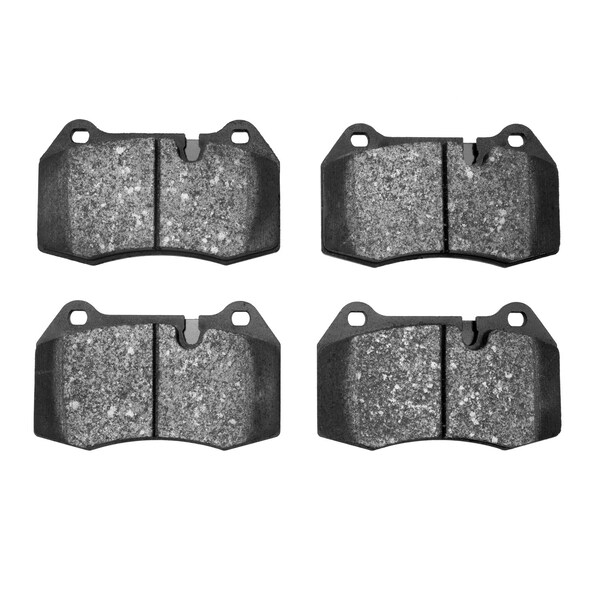 Dynamic Friction Co DFC 5000 Advanced Brake Pads - Low Metallic and Hardware Kit 1551-1133-09 - main
