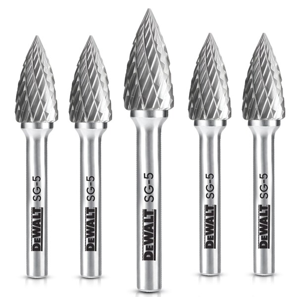 Dewalt CARBIDE BURR SIZE SG-5, 5PK DXCBTJSG5-5 - main