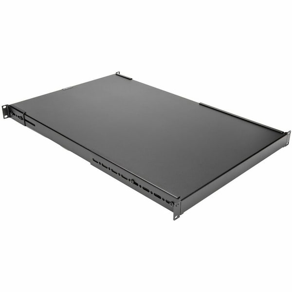 Rocstor 1U UNIVERSAL ADJUSTABLE MOUNTING DEPTH STEEL RACK SHELF - 265LBS (120KG) MAX WEI Y10E077-B1 - main