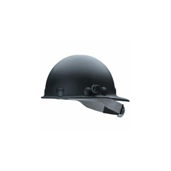 Honeywell Fibre-Metal Roughneck P2 Hard Cap, 8-point Ratchet, Quick-Lok, P2HN, Black 280-P2HNQRW11A000 - main