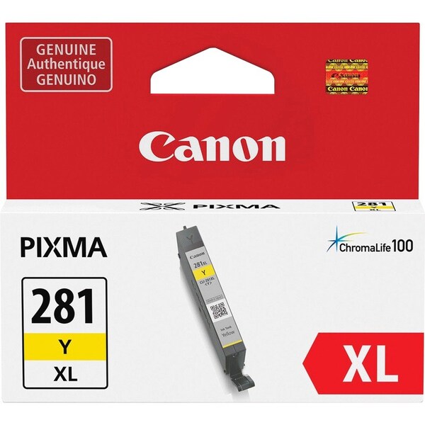 Canon CLI-281XL Original Inkjet Ink Cartridge, Yellow, Inkjet CLI281XLYW - main