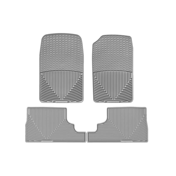 Weathertech Grey, Front and Rear All Weather Floor Mats W38GR-W431GR - main