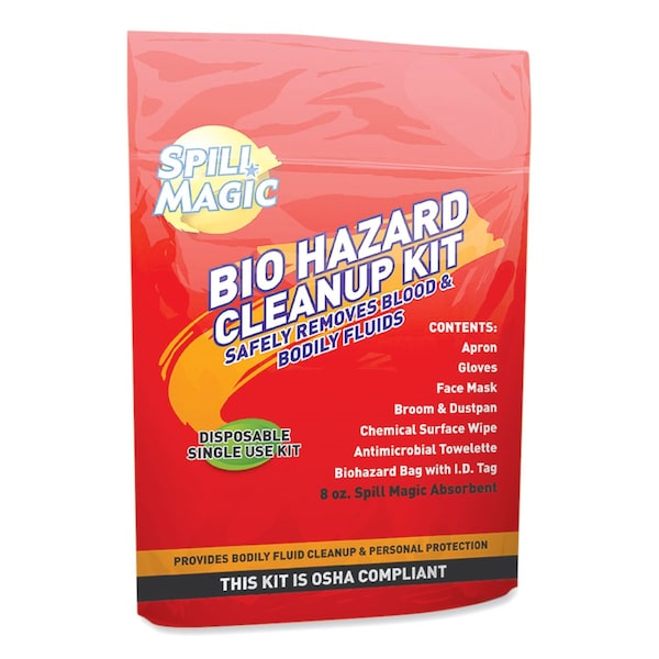 Spill Magic Biohazard Spill CleanUp, 3/4 x 6 x 9 SM-BIOHAZARD - main
