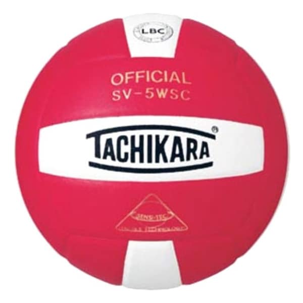 Tachikara SV5WSC.SCW Sensi-Tec Composite High Performance Volleyball - Scarlet-White SV5WSC.SCW - main