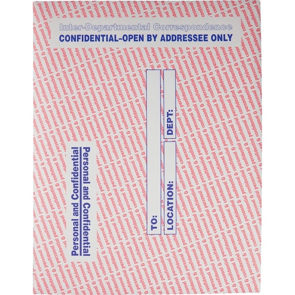 Quality Park Interoffice Envelope, Gray, Paper, PK100 QUA63778 - main