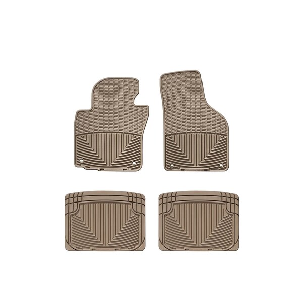 Weathertech Tan, Front and Rear All Weather Floor Mats W53TN-W20TN - main