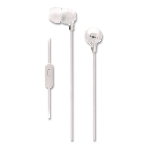 Sony MDREX15AP Fashion Color EX Earbuds, White MDR-EX15AP/W - main