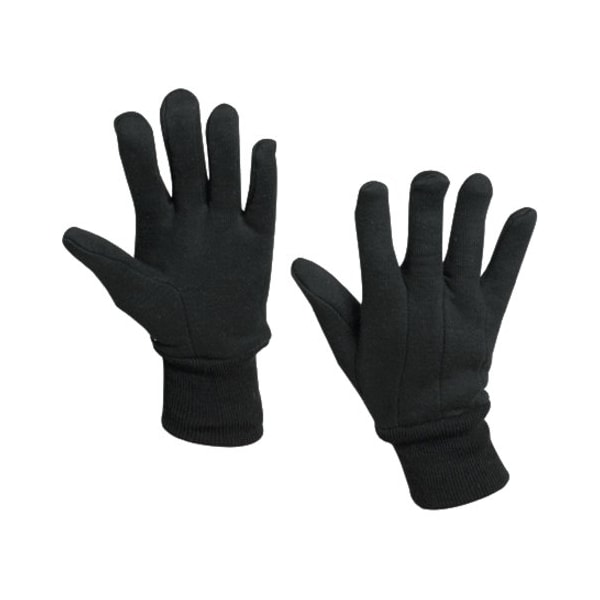 Partners Brand Knit Gloves, Black, L, 12 PK GLV1012L - main