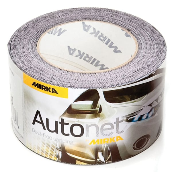 Mirka Abrasives Autonet AE570080 AE Series Grip-On Sanding Sheet Roll, 2-3/4 in W x 33 ft L, P80 Grit AE-570-080 - main