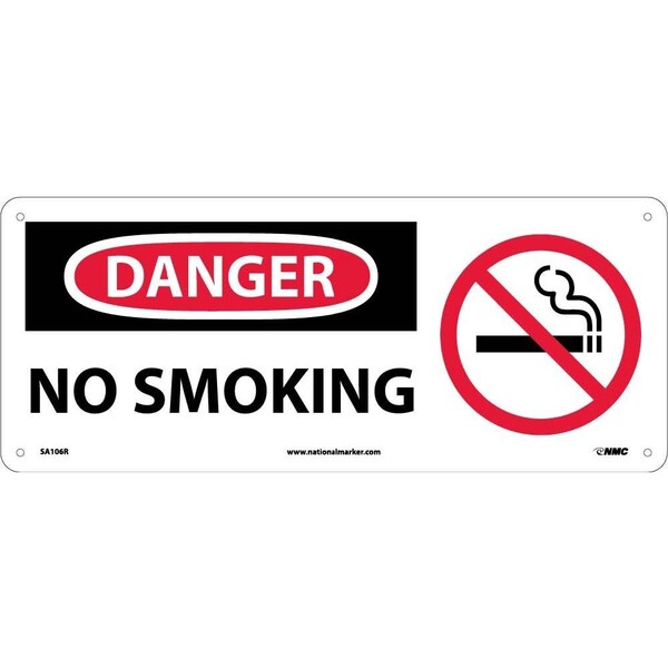 Nmc Danger No Smoking Sign, SA106R SA106R - main