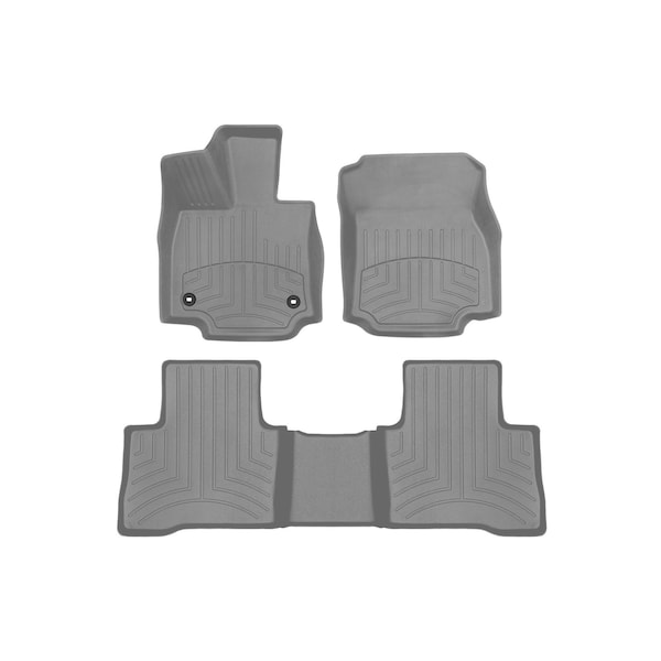 Weathertech Grey, Front and Rear FloorLiner HP 461516-1-3IM - main