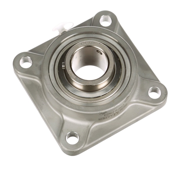 Sealmaster Mounted Stainless Steel Four Bolt Flange Ball Bearing - 52100 Bearing Steel, Phosphorus Nickel Coat CRFS-PN24 - main