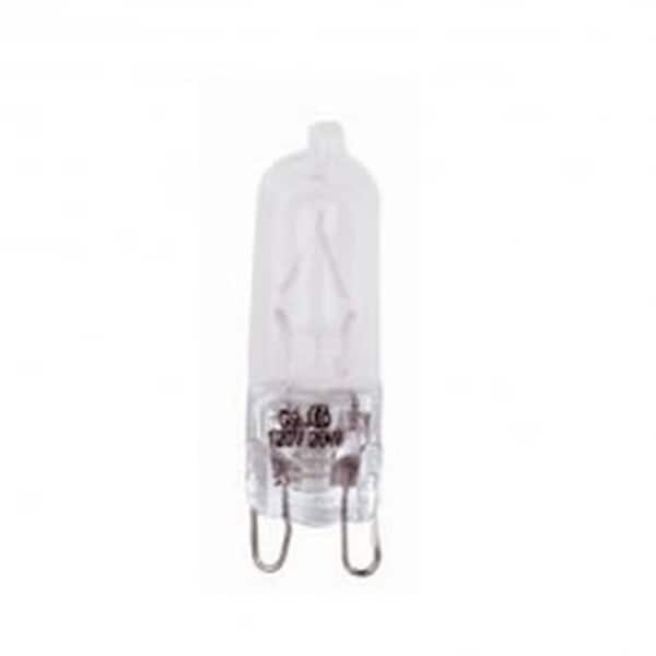 Ilc Replacement Miniature Bulb, 20W, 120V, T4, G9 Double Loop 2-Pin, 2PK SATCO 20T4/G9/FR - main