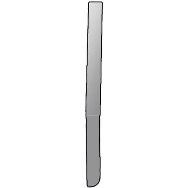 Ilc Replacement For Kenworth T600B Year 2000 Stainless Steel Right Side Of Glove Box Trim WZ-ER0B-U - main
