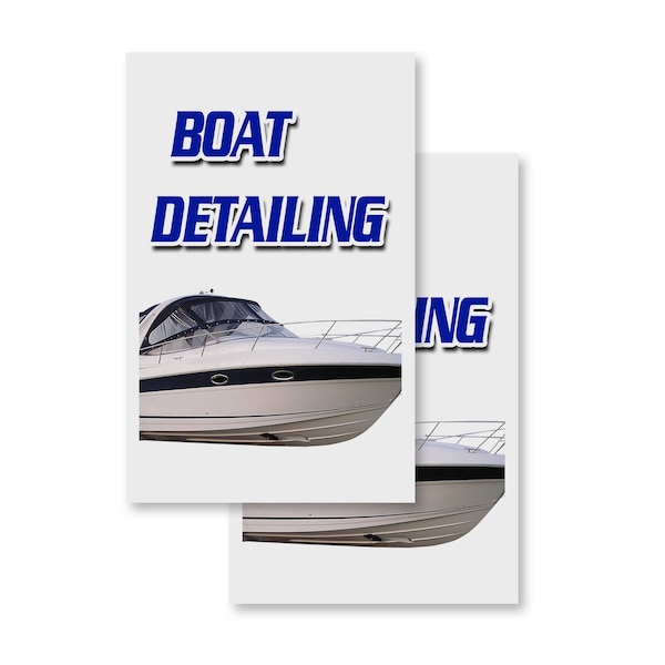 Signmission Boat Detailing, Vinyl Decals Only 24 Inch x 36 Inch, Vinyl Decal, 2PK DSB-2436-2PACK-Boat Detailing - main