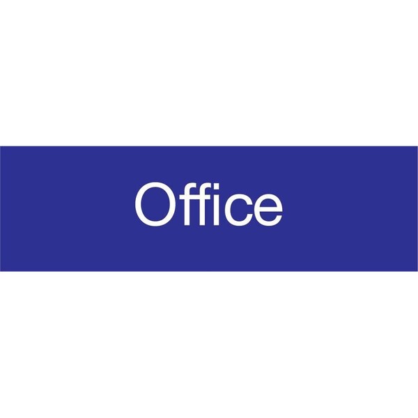 Nmc Office Engraved Sign, EN16BL EN16BL - main
