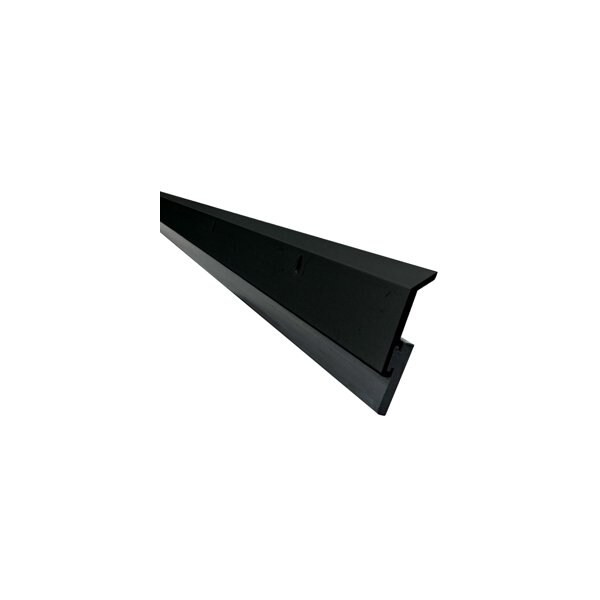 Pemko Mfg Co 7/16in Neoprene Sweep 36in, Overall Height 1-11/16in, BSP Black Suede Powder Coat 315BSPN 36IN - main