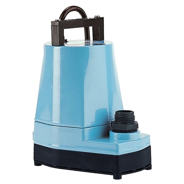 Little Giant Pump 505005 Submersible Utility Pump, 115 V, 0166 hp, 1 in Outlet, 263 ft Max Head, 1200 gph 505711/505005 - main