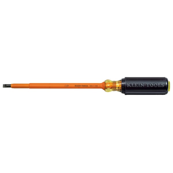 Klein Tools Insulated Slotted Screwdriver 1/4 in Round 605-7-INS - main