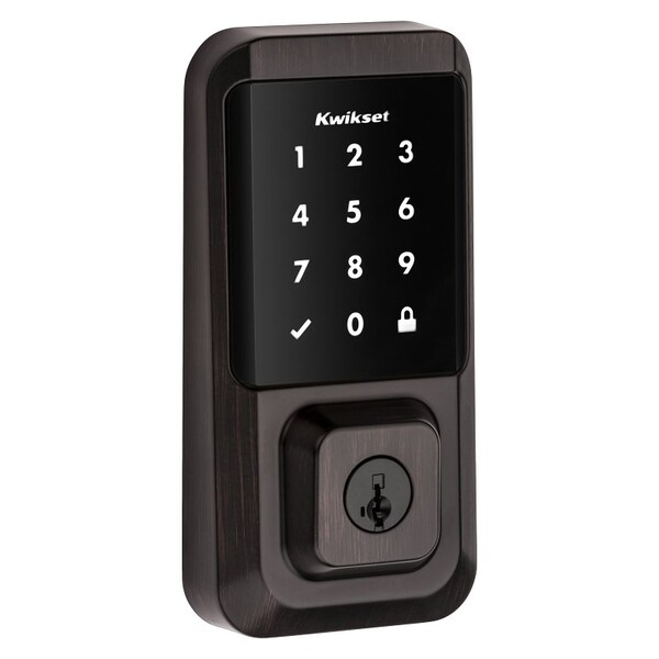 Kwikset Touchscreen Wi-Fi Enabled Smart Lock, Keyless Key, AAA Grade, Zinc, Venetian Bronze 939 WIFI TSCR 11P - main