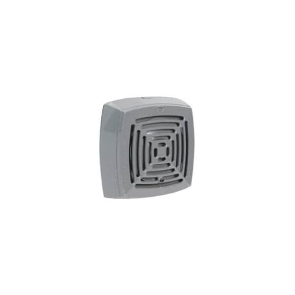 Edwards Signaling Vibrating Horn, Horn, Continuous, 24V AC, 78 to 103dB, Heavy Duty Die Cast, Gray, Surface Mount 874-G5 - main