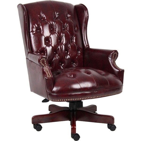 Boss Traditional Chair, 30 in W 32" L 44" H, Fixed B800-BY - main
