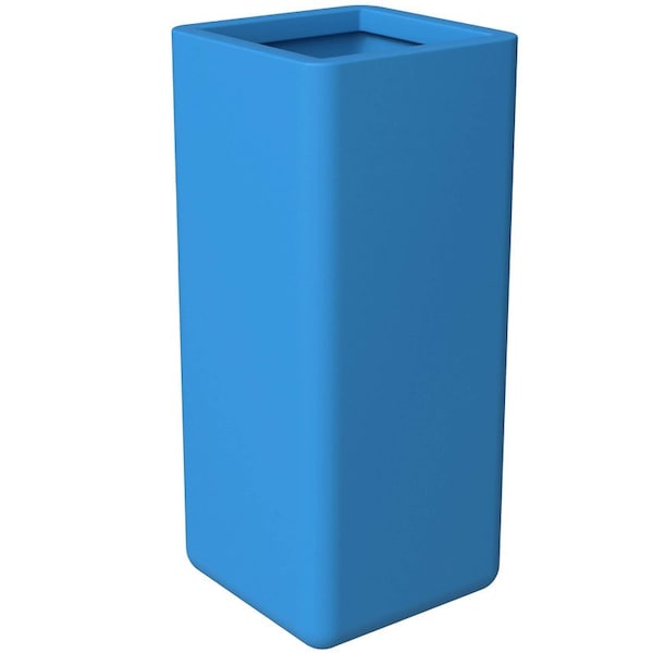 Leisuremod Marquee Modern Square Fiberstone & MgO Clay Planter, Weather-Resistant, No Assembly MP20BU - main