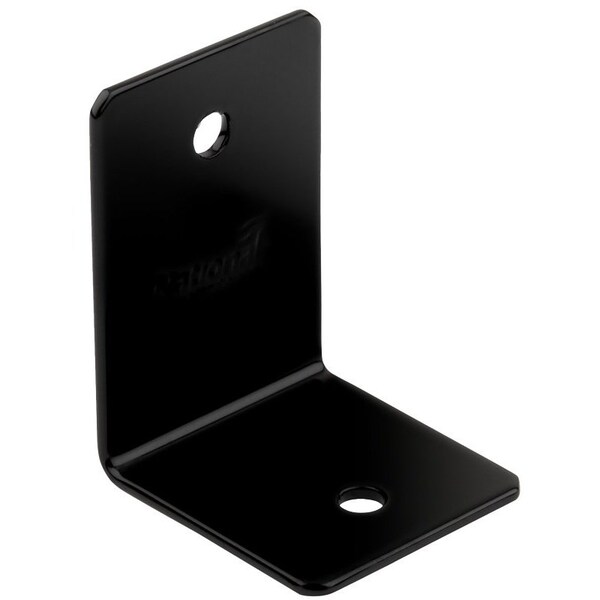 National Hardware Indio 1218BC Series Joist Tie, 2 in L, 138 in W, Steel, Storm ShinePowderCoated, Black N800-203 - main