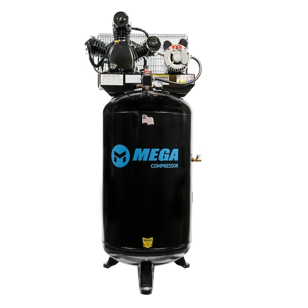 Mega Compressor 80 Gal. 5 HP 175 PSI Electric Upright Air Compressor MP-6580V2 - main