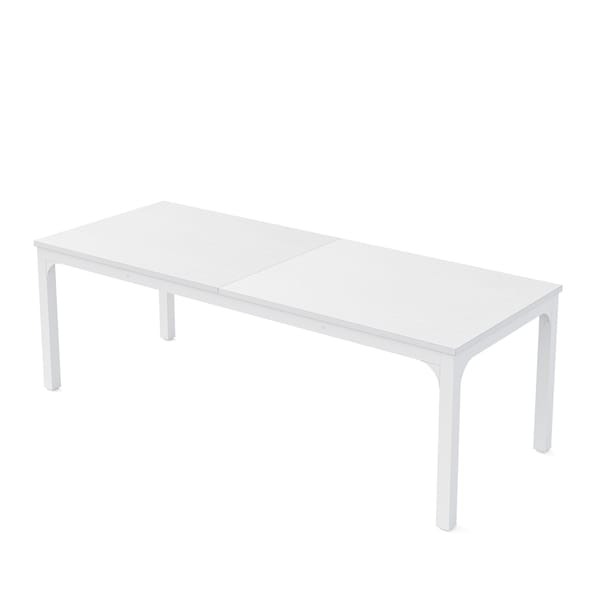 Homeroots 46" White Wood and Iron Dining Table 635736 - main
